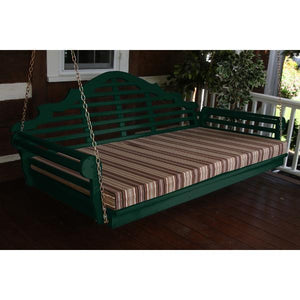 A & L Furniture Yellow Pine Marlboro Swing Bed Size 6ft and 75” Swing Beds 6ft / Unfinished / No