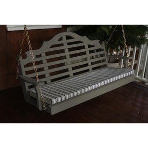 A & L Furniture Yellow Pine Marlboro Swing Swings 4ft / Unfinished