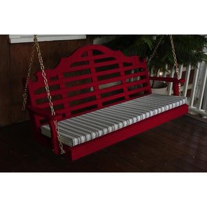 A & L Furniture Yellow Pine Marlboro Swing Swings 4ft / Unfinished