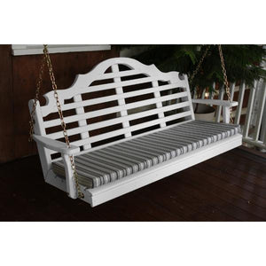 A & L Furniture Yellow Pine Marlboro Swing Swings 4ft / Unfinished