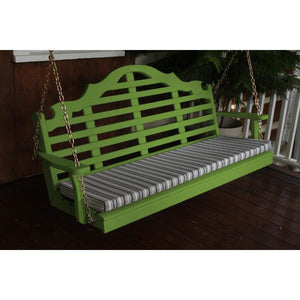 A & L Furniture Yellow Pine Marlboro Swing Swings 5ft / Lime Green