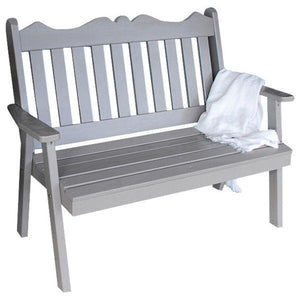 Yellow Pine Royal English Garden Bench - The Charming Bench Company