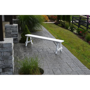 A & L Furniture Yellow Pine Traditional Bench Picnic Bench 2ft / Unfinished