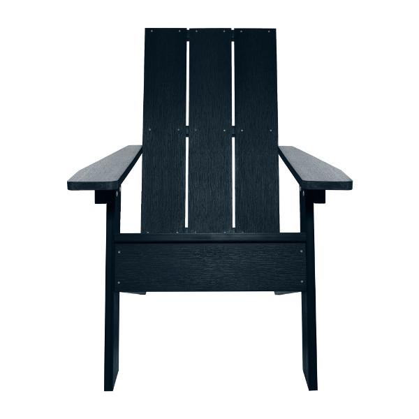Adirondack 1 Barcelona Modern Chair With 1 Barcelona Modern Side Table &amp; 1 Folding Ottoman Conversation Set
