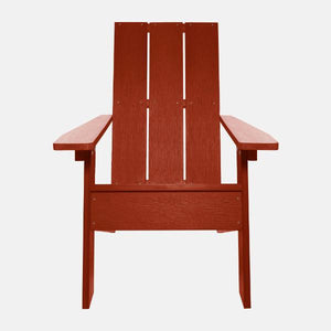 Adirondack 1 Barcelona Modern Chair With 1 Barcelona Modern Side Table & 1 Folding Ottoman Conversation Set