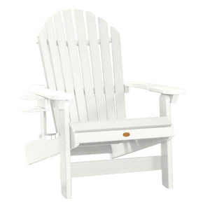 Adirondack 1 King Hamilton Folding and Reclining Outdoor Chair with 1 Easy-add Cup Holder Conversation Set