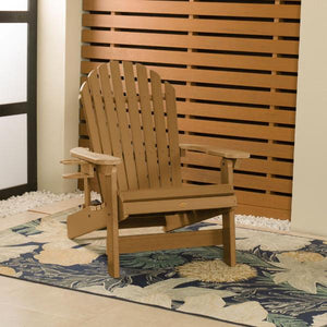 Adirondack 1 King Hamilton Folding and Reclining Outdoor Chair with 1 Easy-add Cup Holder Conversation Set