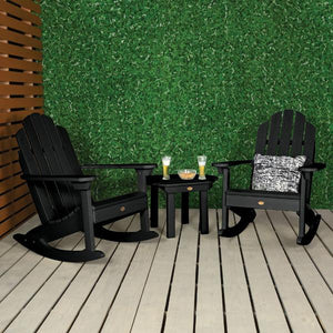 Adirondack 2 Classic Westport Rocking Chairs with 1 Classic Westport Side Table Conversation Set