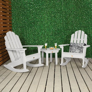 Adirondack 2 Classic Westport Rocking Chairs with 1 Classic Westport Side Table Conversation Set