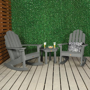Adirondack 2 Classic Westport Rocking Chairs with 1 Classic Westport Side Table Conversation Set