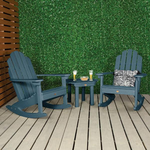 Adirondack 2 Classic Westport Rocking Chairs with 1 Classic Westport Side Table Conversation Set
