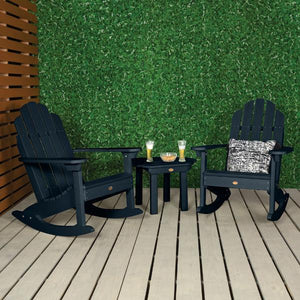 Adirondack 2 Classic Westport Rocking Chairs with 1 Classic Westport Side Table Conversation Set