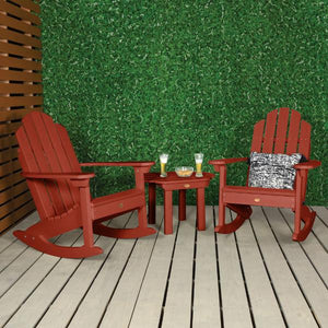 Adirondack 2 Classic Westport Rocking Chairs with 1 Classic Westport Side Table Conversation Set
