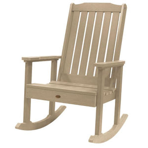 Adirondack 2 Lehigh Rocking Chairs with Side Table Conversation Set