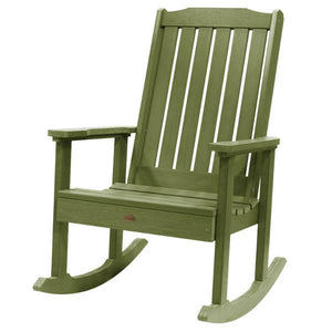 Adirondack 2 Lehigh Rocking Chairs with Side Table Conversation Set