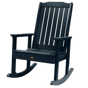 Adirondack 2 Lehigh Rocking Chairs with Side Table Conversation Set
