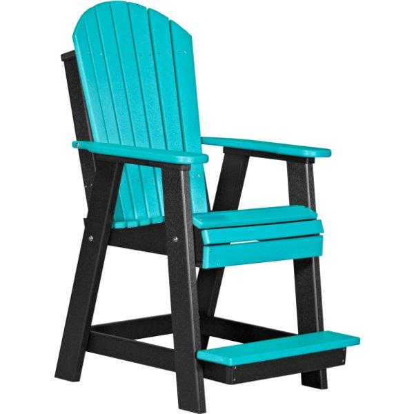 Adirondack Balcony Chair Adirondack Chair Aruba Blue &amp; Black