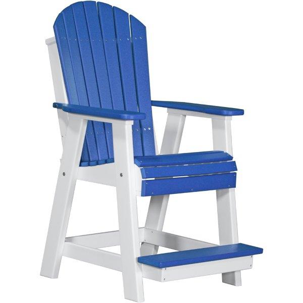 Adirondack Balcony Chair Adirondack Chair Blue &amp; White
