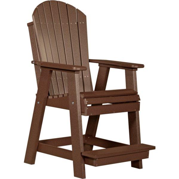 Adirondack Balcony Chair Adirondack Chair Chestnut Brown