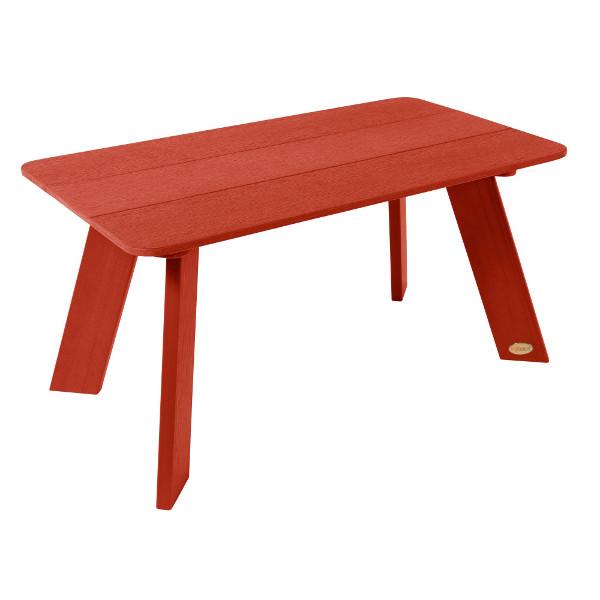 Adirondack Barcelona Modern Conversation Table Outdoor Table Rustic Red