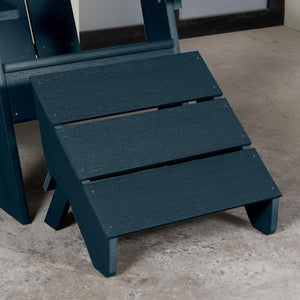 Adirondack Barcelona Modern Folding Ottoman Ottoman