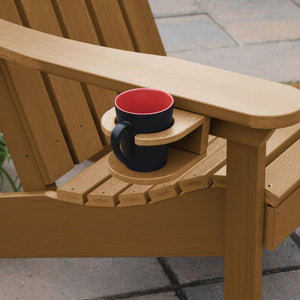 Adirondack Classic Westport Chair with Cup Holder & Folding Ottoman - The Charming Bench Company