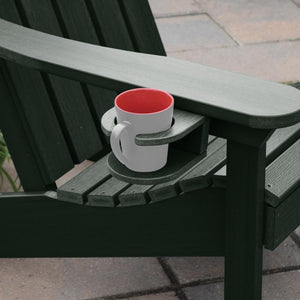 Adirondack Classic Westport Chair with Cup Holder & Folding Ottoman - The Charming Bench Company