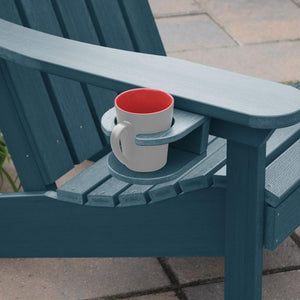 Adirondack Classic Westport Chair with Cup Holder & Folding Ottoman - The Charming Bench Company