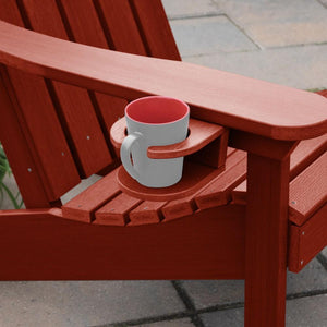 Adirondack Classic Westport Chair with Cup Holder & Folding Ottoman - The Charming Bench Company