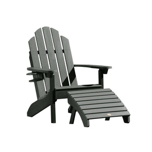 Adirondack Classic Westport Chair with Cup Holder & Folding Ottoman - The Charming Bench Company