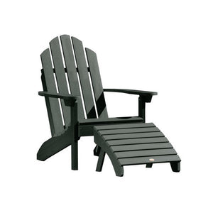 Adirondack Classic Westport Chair with Cup Holder & Folding Ottoman - The Charming Bench Company