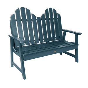 Adirondack Classic Westport Garden Bench 4ft Garden Bench Nantucket Blue
