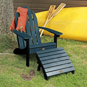 Adirondack Essential Chair with Essential Folding Ottoman Outdoor Chair