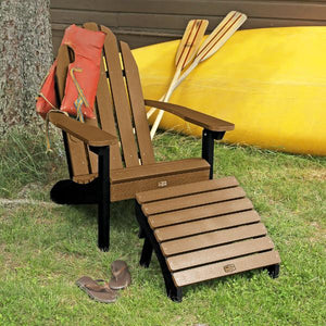 Adirondack Essential Chair with Essential Folding Ottoman Outdoor Chair