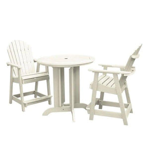 Adirondack Hamilton 3pc Round Counter Height Outdoor Dining Set Dining Set