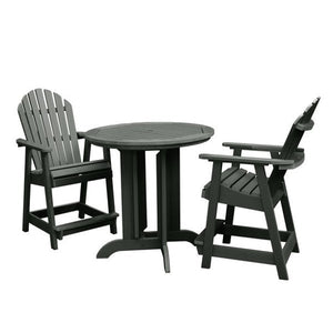 Adirondack Hamilton 3pc Round Dining Set Dining Set Charleston Green