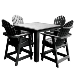 Adirondack Hamilton 5pc Square Counter Height Outdoor Dining Set Dining Set