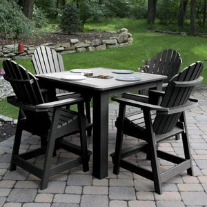 Adirondack Hamilton 5pc Square Counter Height Outdoor Dining Set Dining Set