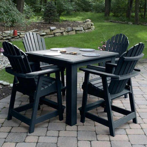 Adirondack Hamilton 5pc Square Counter Height Outdoor Dining Set Dining Set