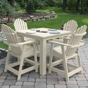 Adirondack Hamilton 5pc Square Counter Height Outdoor Dining Set Dining Set