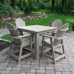 Adirondack Hamilton 5pc Square Counter Height Outdoor Dining Set Dining Set
