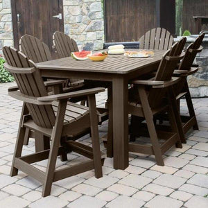 Adirondack Hamilton 7pc Rectangular Counter Height Outdoor Dining Set Dining Set