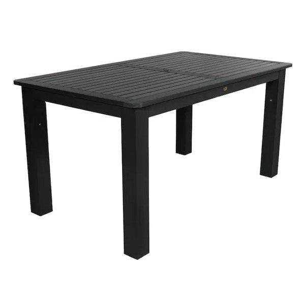 Plastic outdoor store dining table