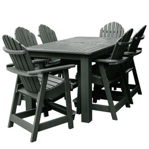 Adirondack Hamilton 7pc Rectangular Counter Height Outdoor Dining Set Dining Set