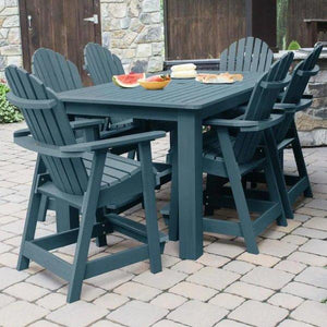 Adirondack Hamilton 7pc Rectangular Counter Height Outdoor Dining Set Dining Set
