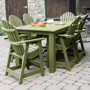 Adirondack Hamilton 7pc Rectangular Counter Height Outdoor Dining Set Dining Set