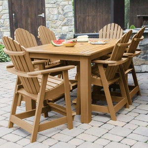 Adirondack Hamilton 7pc Rectangular Counter Height Outdoor Dining Set Dining Set
