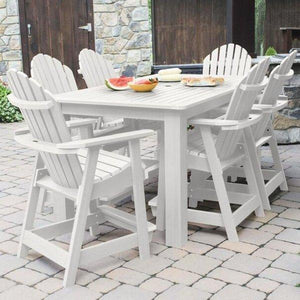 Adirondack Hamilton 7pc Rectangular Counter Height Outdoor Dining Set Dining Set