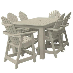 Adirondack Hamilton 7pc Rectangular Counter Height Outdoor Dining Set Dining Set