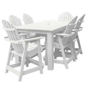 Adirondack Hamilton 7pc Rectangular Counter Height Outdoor Dining Set Dining Set